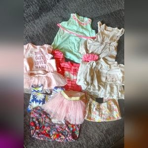 6 Months Baby Girl Clothes - Mixed Lot